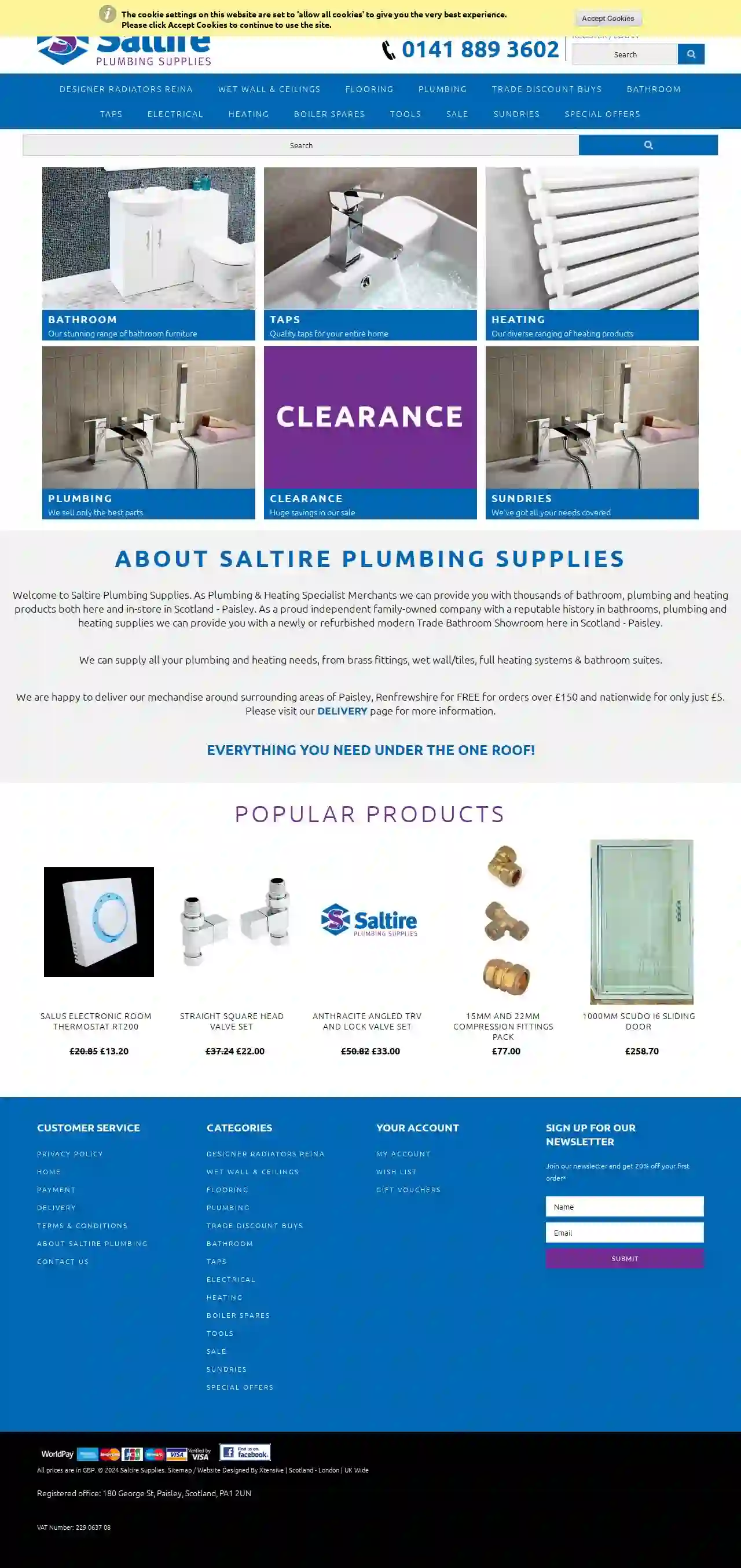 SALTIRE PLUMBING SUPPLIES LTD