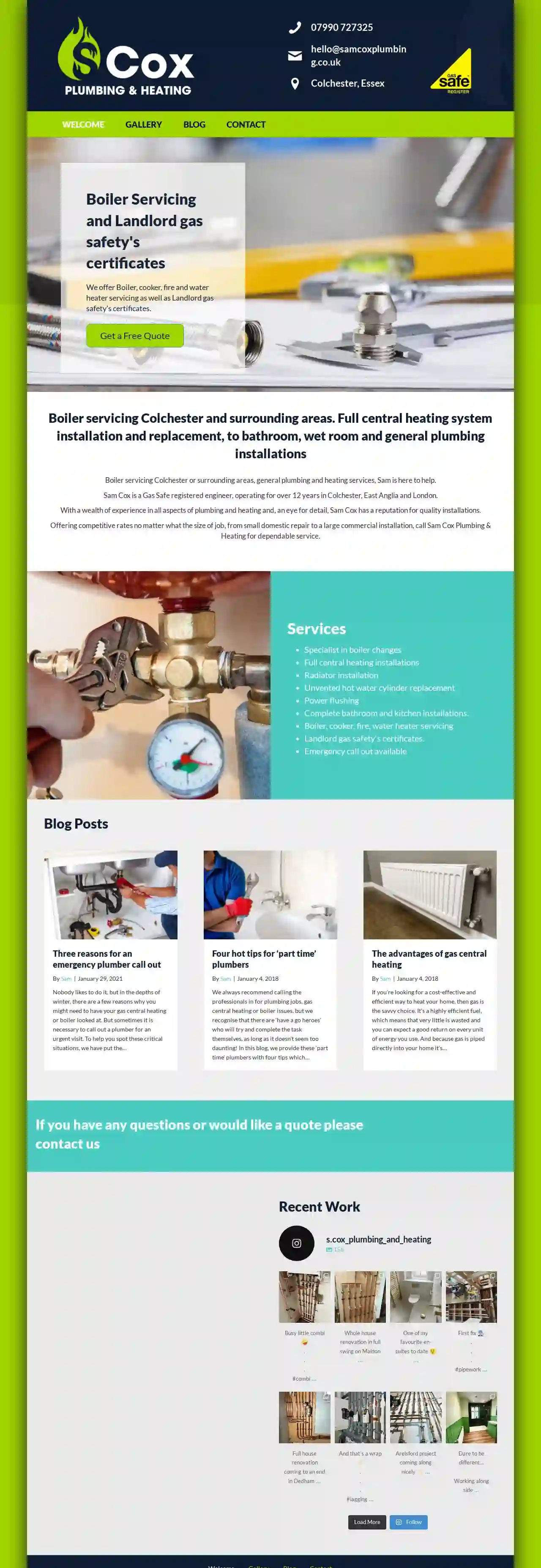 Sam Cox Plumbing & Heating