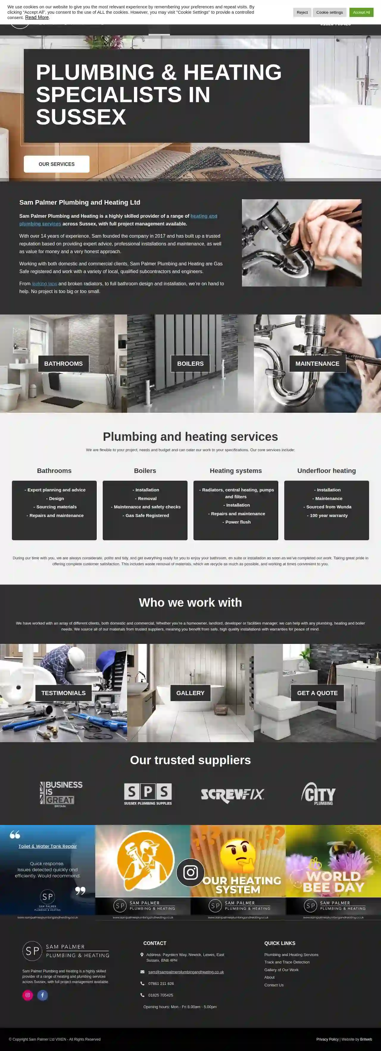 Sam Palmer Plumbing and Heating Ltd