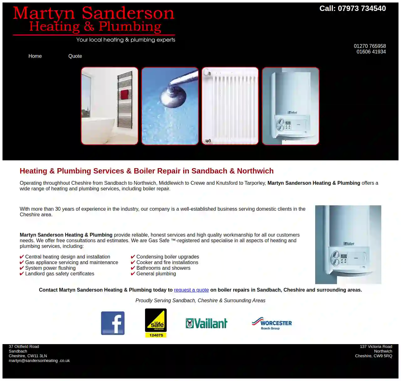 Martyn Sanderson Heating & Plumbing Services