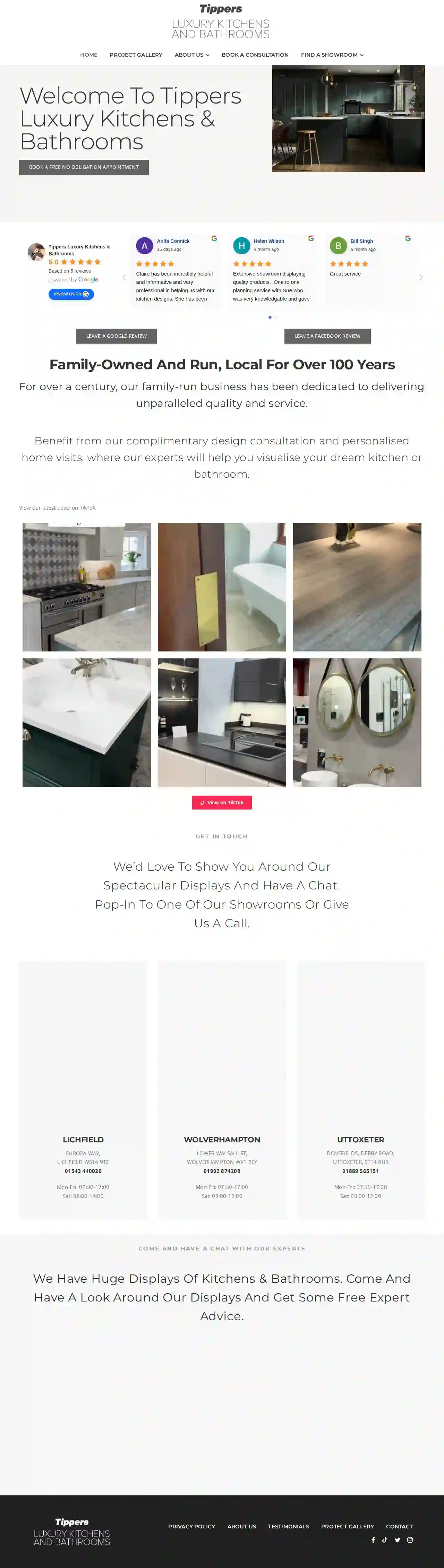 Tippers Luxury Kitchens & Bathrooms (Wolverhampton)