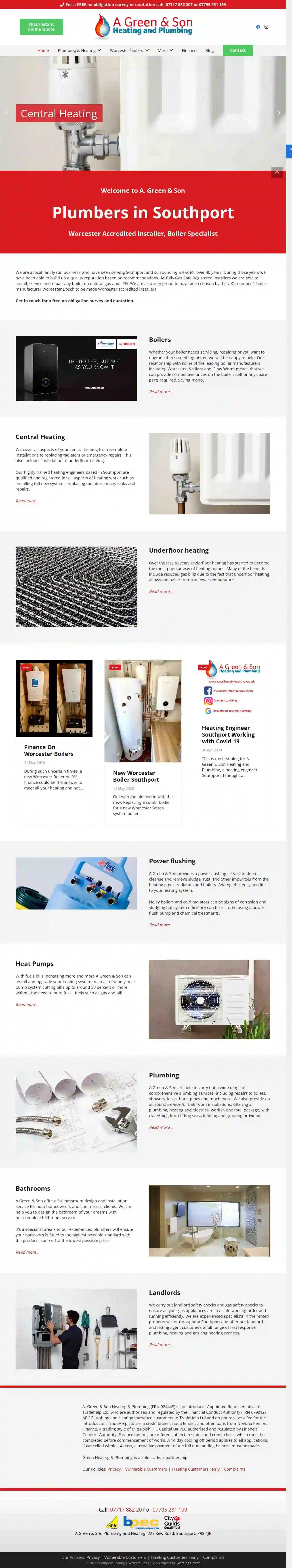 A Green & Son Plumbing and Heating