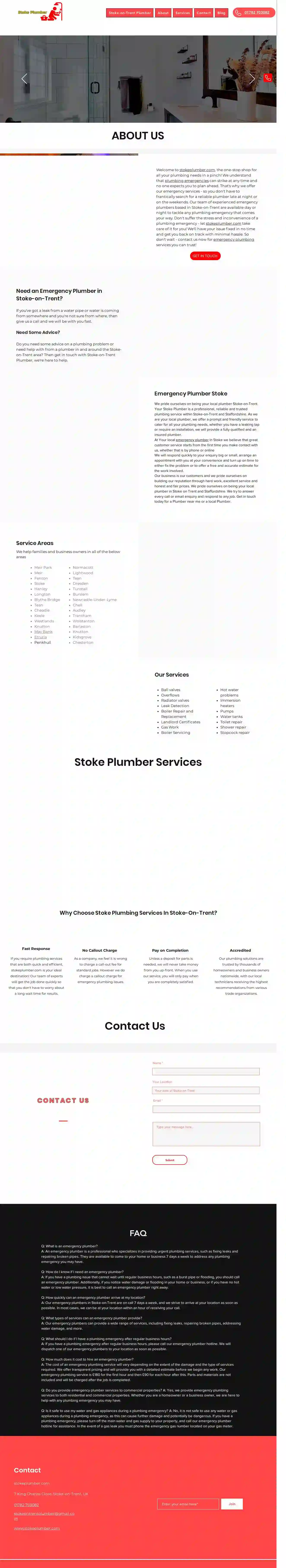 Stoke-on-Trent Plumber