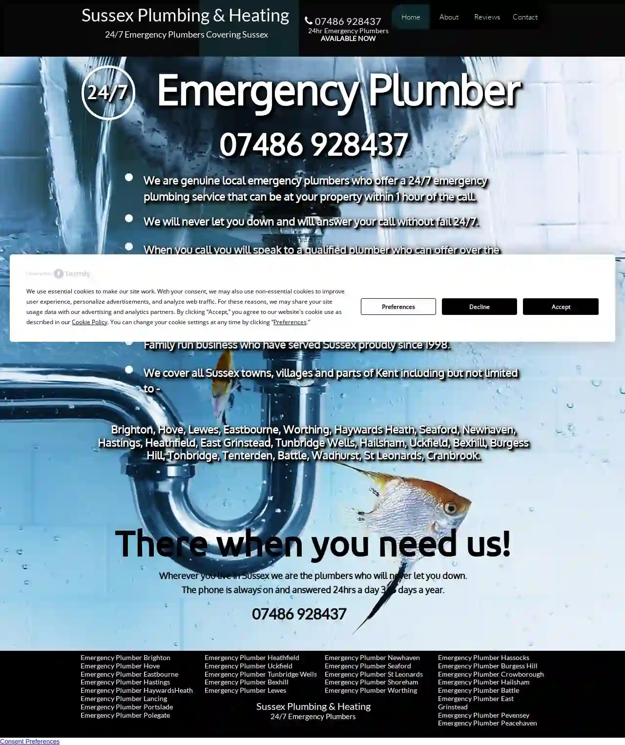 Sussex Plumbing & Heating 24hr Emergency