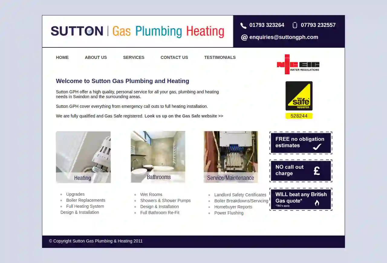 Sutton Gas, Plumbing & Heating