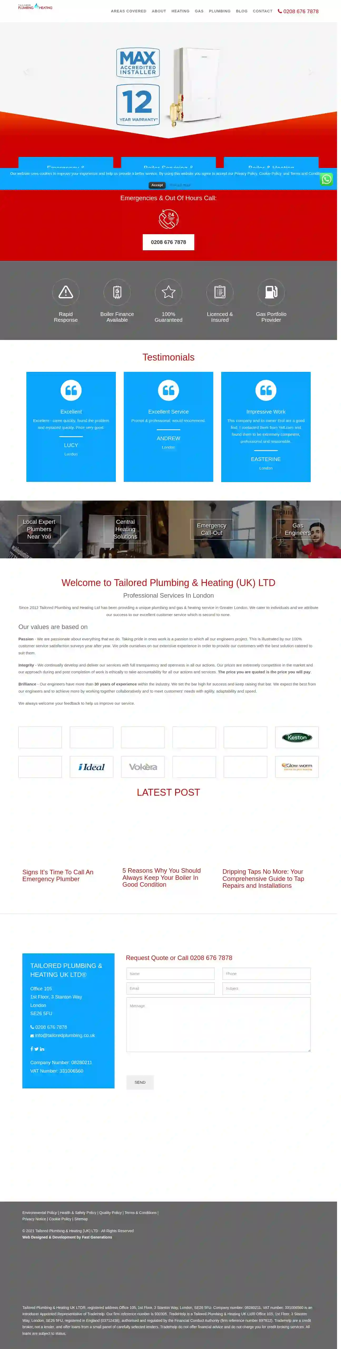 Tailored Plumbing & Heating (UK) Ltd