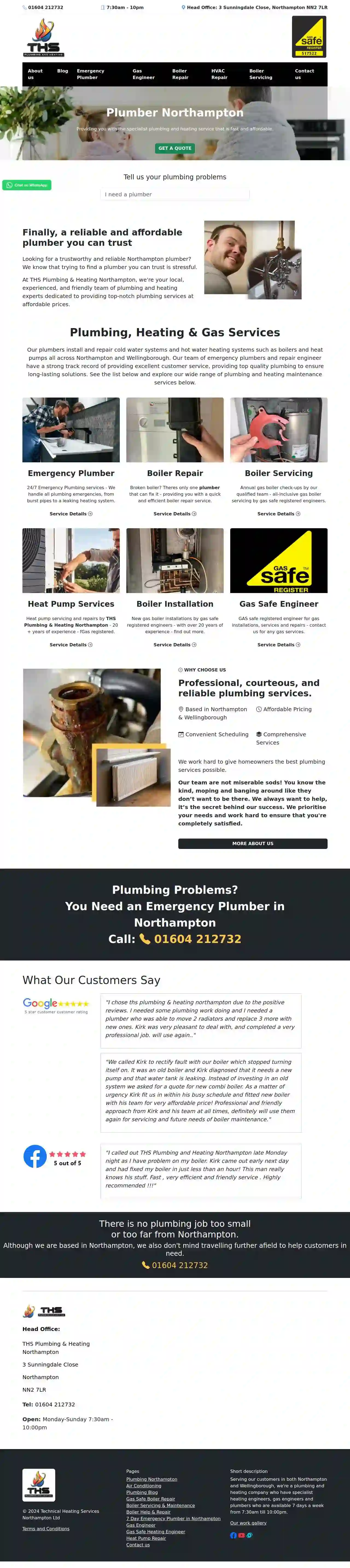 THS Plumbing & Heating Northampton