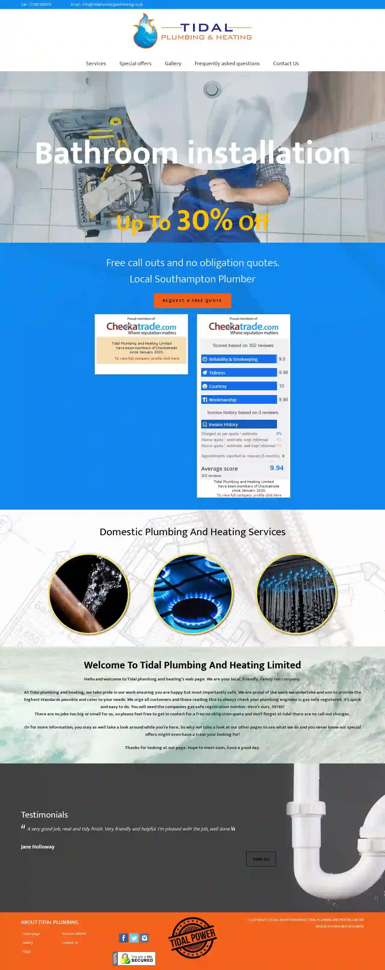 Tidal Plumbing and Heating Ltd