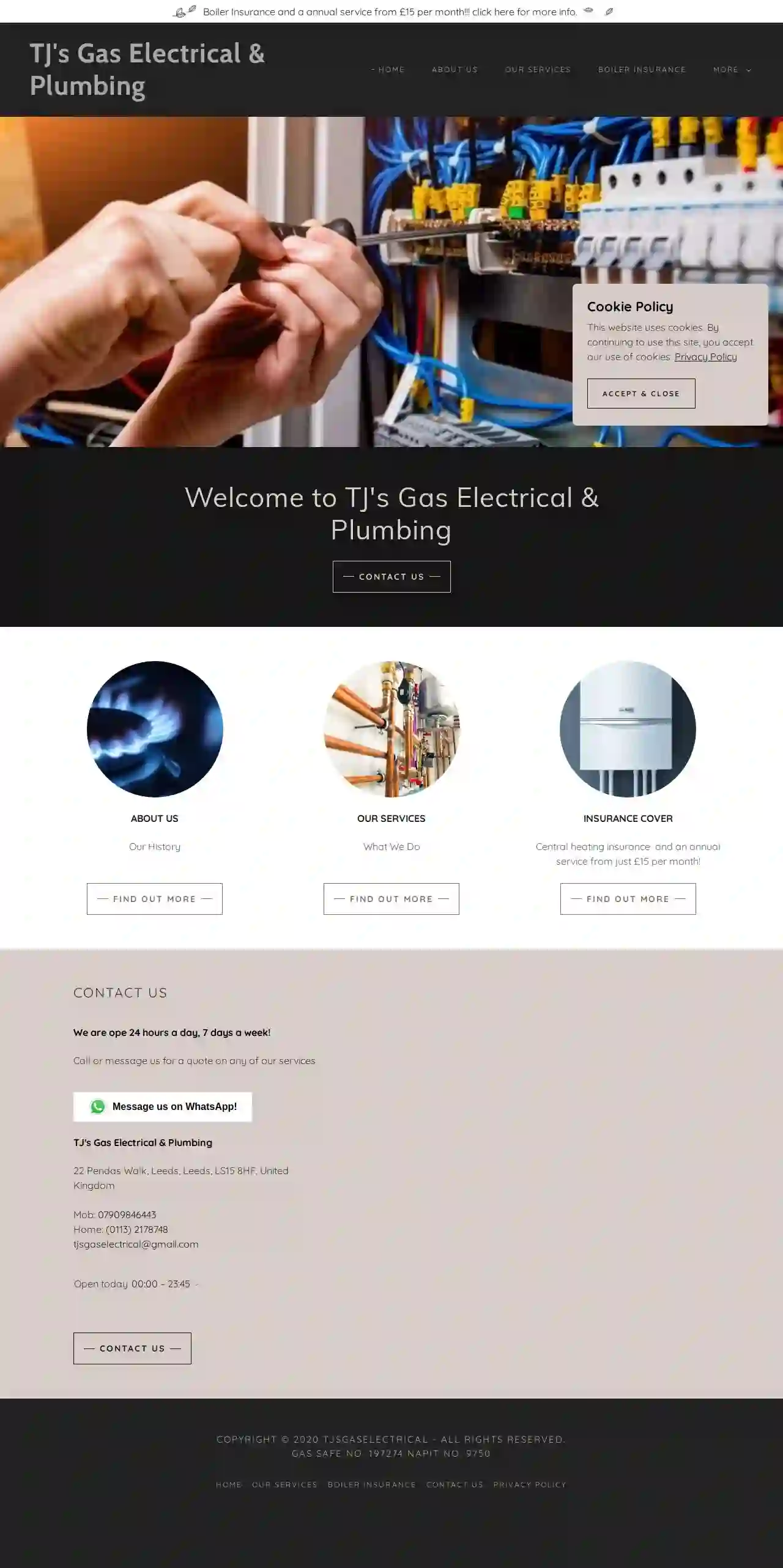 TJ's Gas Electrical & Plumbing Installations