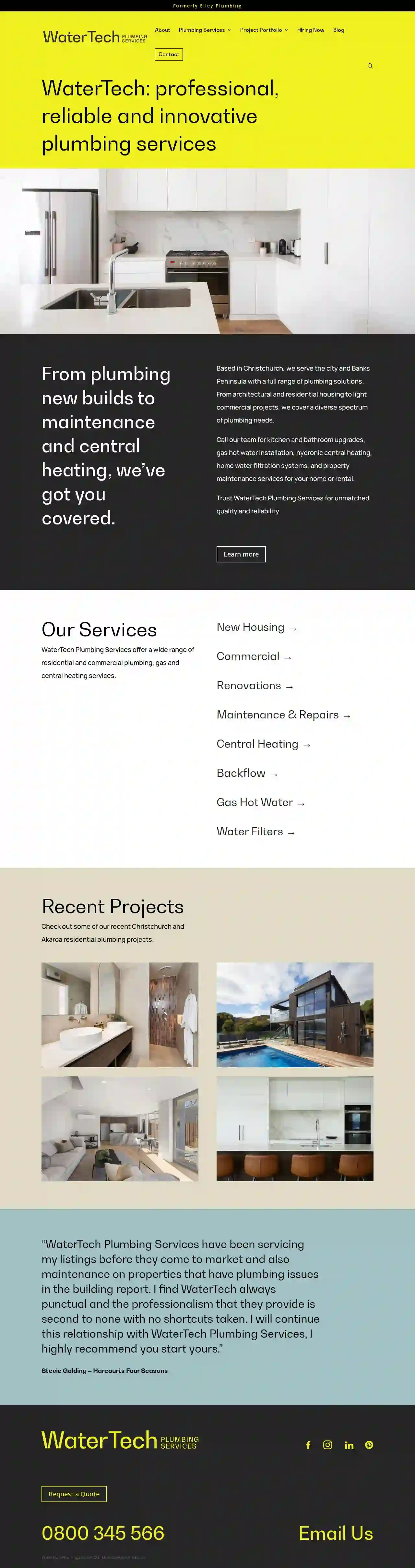 WaterTech Plumbing Services