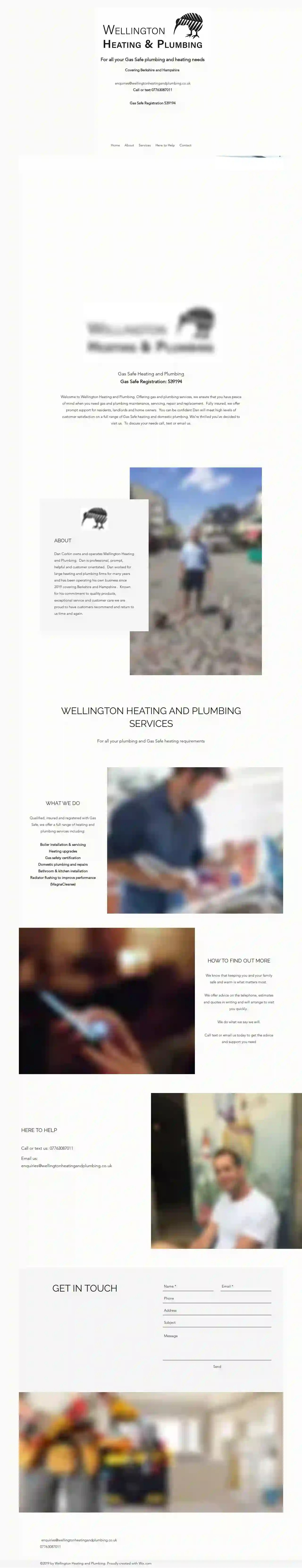 Wellington Heating and Plumbing - Gas Safe Engineer