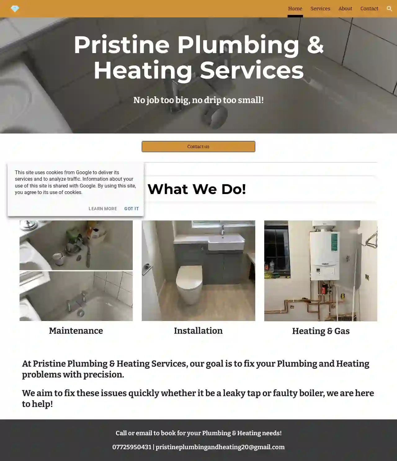 Pristine Plumbing & Heating Services