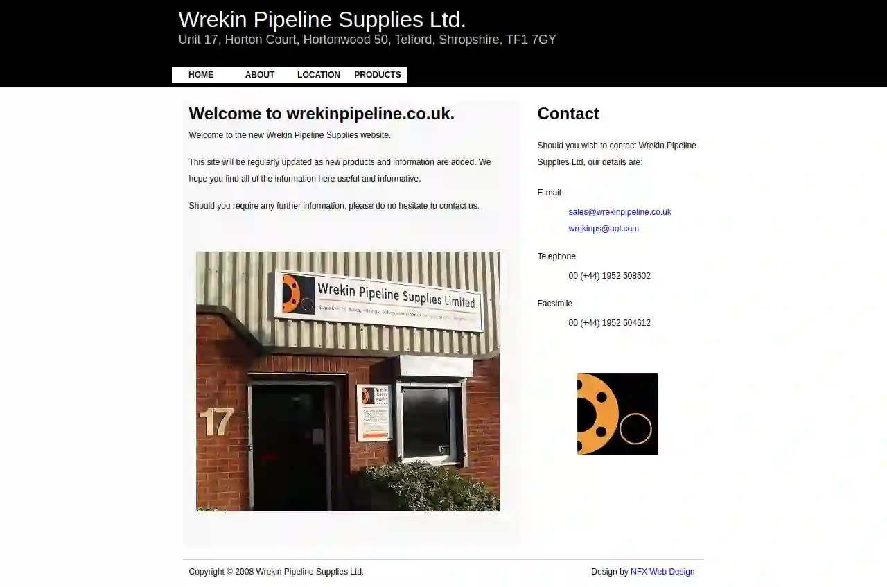 Wrekin Pipeline Supplies Ltd