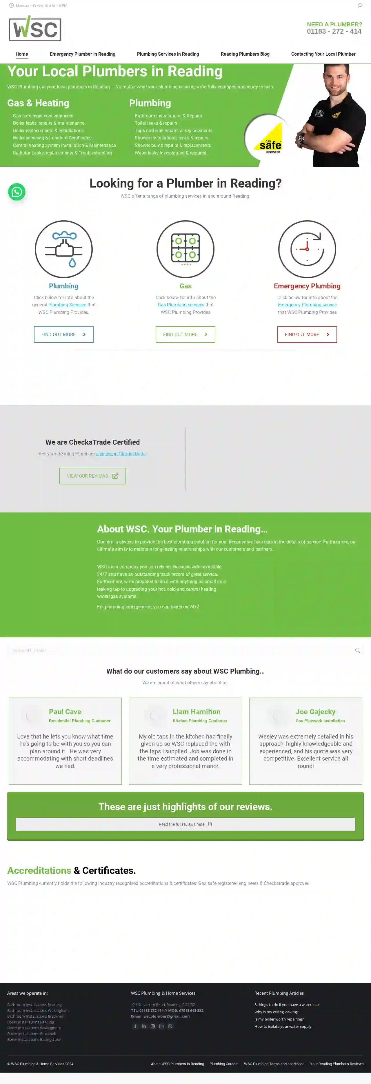 WSC Plumbing and Home services